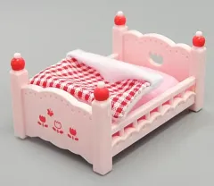 【中古】おもちゃ レッド 赤ちゃんベッド～ゆめふわver.～ 「シルバニアファミリーキラキラくじ～ゆめふわコレクション～」 D賞