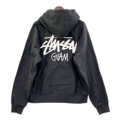 Stussy GUAM ブラックジャケット Sサイズ ステューシー グアム STUSSY - stussy Guam chapter limited hoodieの通販 by smoke
