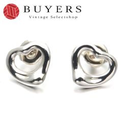 中古】 ティファニー ピアス オープンハート シルバー925 約2.0g  