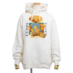 GUCCI - グッチ テディベア パーカー ホワイト レディース Mサイズ GUCCI - グッチ テディベア パーカー ホワイト レディース M