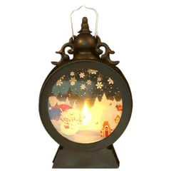 クリスマス　スノードーム　ランタン　クリスマスツリー　サンタ　雪グローブランタン　LED 装飾ランタン キャンドル　雪だるま