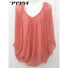 ◇ ◎ LE CIEL BLEU ルシェルブルー 七分袖 ブラウス カットソー サイズF レッド レディース  【中古】 【1107280004342】