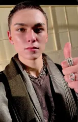 【中古】コレクションカード(男性) SEVENTEEN/バーノン(VERNON)/裏面緑/CD「HAPPY BURSTDAY」Weverse Shop Global予約購入者特典未公開セルフィーフォトカード