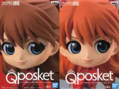 【中古】フィギュア 全2種セット 「ヱヴァンゲリヲン新劇場版」 Q posket-式波・アスカ・ラングレー Plugsuit Style-