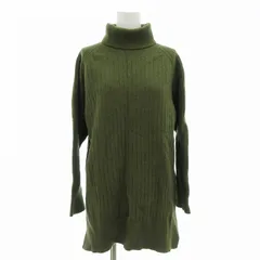 BEAMS BOY 7ゲージ ミリタリー タートルネック ニット　ブルー 新 発売ファッション - BEAMS BOY 7ゲージ ミリタリー