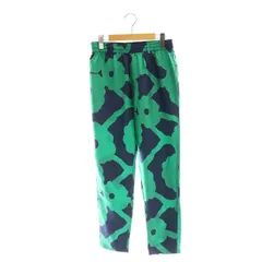 極美品★BANANATIME Tapered 2 Pantsフラワーグリーン 極美品☆BANANATIME Tapered 2 Pantsフラワーグリーン