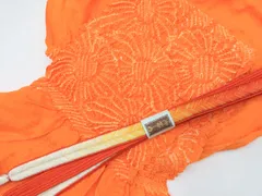 【一輝堂】【着物】和装小物　帯締め帯揚げセット　平組　中抜き絞り　銀糸　24w-11952