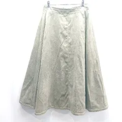 ◇ ⊂ URBAN RESEARCH アーバンリサーチ リバーシブル ロング フレア スカート サイズF ブラック カーキ レディース E  【1503050016636】