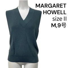 ◆マーガレットハウエル MARGARET HOWELL ベスト ジレ ニット 毛混 レディース 2 M 9号 S5V017