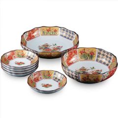 RAO3Z ランチャン(Ranchant) おもてなしセット マルチ 皿Φ24x5.2/Φ21x6.5/Φ14x3cm 古伊万里金彩 有田焼 日本製