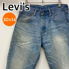 Levi's リーバイス ハーフパンツ ショートパンツ デニム メンズ レディース ブルー 30×14サイズ【CB332】