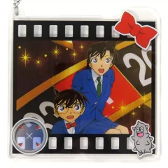 【中古】キーホルダー 江戸川コナン＆毛利蘭 スクエアアクリルキーチェーン 「名探偵コナン」