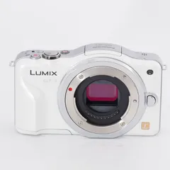 Panasonic パナソニック ルミックス ミラーレス一眼カメラ GF3 ボディ シェルホワイト LUMIX DMC-GF3-W