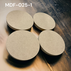 mdf 木材 円形 diy 直径100(㎜) 12個セット MDF-029