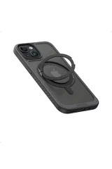 【新着商品】Anker MagGo Magnetic Case (360°リングスタンド iPhone 15用) ブラック MagSafe対応 リングスタンド付き スマホケース マグネット搭載/滑り止め / 360°落下保護/耐衝撃/高耐久性/黄ばみなし/米