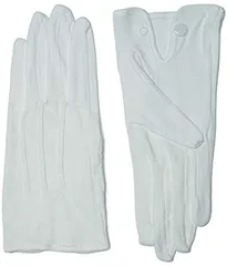 Sandai(サンダイ) メンズ ハイブレス 滑り止め 綿 フォーマル 白 手袋 コットン グローブ タクシー バス 運転手方 運転士 教習所教官 技術士 LL 1双(白,  LL (1双))