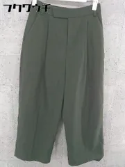 ◇ URBAN RESEARCH DOORS アーバン リサーチ ドアーズ クロップド パンツ サイズ36 カーキ レディース 【中古】 【1002802287978】