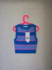 ザラ ( ZARA 2) クロップティー S 新品