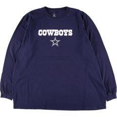 古着 NFL DALLAS COWBOYS ダラスカウボーイズ ロングTシャツ ロンT フリーサイズ /eaa319118