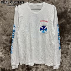 【JPタグ】CHROME HEARTS/クロムハーツ 原宿限定 CHプラス 長袖Tシャツ/ホワイト/Lのサムネイル