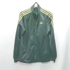 ◇ ⊇ adidas アディダス ブランド刺<!-利用不可文字-!>ロゴ 長袖 ジャージ サイズL ブラック レディース E  【1502060002561】