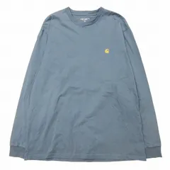 美品 22AW カーハート carhartt WIP Work in progress L/S CHASE T-SHIRT ロングスリーブ チェイス Tシャツ 長袖 ロゴ 刺繍 ヘビーウェイト コットン クルーネック 丸首 プルオーバー