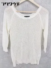 ◇ UNTITLED アンタイトル 長袖 セーター サイズ2 アイボリー レディース 【中古】 【1002801408916】