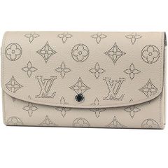 LOUIS VUITTON/ルイ ヴィトン　ポルトフォイユ イリス（二つ折長財布）　マヒナ レザー　ガレ（グレー）　M60144【未使用品】