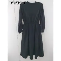 ◇ ROPE PICNIC ロペピクニック 長袖 ロング ワンピース サイズ38 ブラック レディース 【中古】 【1105280009763】