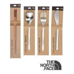 4点セット ノースフェイス Spoon Fork Knife Sticks NN32202 NN32203 NN32204 NN32205
