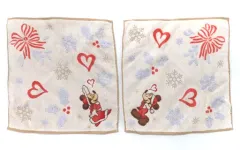 【中古】雑貨 ミッキー＆ミニー ミニタオル(今治タオル)セット(2枚セット) 「ディズニー・クリスマス2022」 東京ディズニーリゾート限定