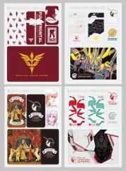 [중고] 스티커 스티커(캐릭터) 전 4종 세트 클리어 스티커 [이치반 쿠지 기동전사 건담 UC 프리류드 오브 에피소드 7] H상
