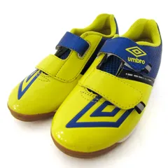 アンブロ フットサルトレーニングシューズ アジリ－ド2SLBLJRIN UTS5513JYB  靴 キッズ 男の子用 17サイズ ブルー×イエロー UMBRO 【中古】
