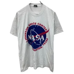 FRUIT OF THE LOOM 半袖 プリントTシャツ L ホワイト フルーツオブザルーム プルオーバー NASA 90's 90年代 古着卸 アメリカ仕入 a706-5239