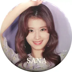 【中古】バッジ・ピンズ [単品] サナ(パープル) “#TWICE2”復刻デザイン缶バッジ 「CD #TWICE3 初回限定盤B」 封入特典