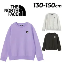 ザ・ノース・フェイス キッズ スウェットシャツ 130-150cm　THE NORTH FACE スモールボックスロゴクルー 長袖 トレーナー 子供服 クルーネック 裏毛 スエット ウェア  無地  子ども トップス 服/NTJ62431