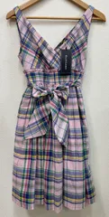 【倉吉店】RALPH LAUREN 　チェック柄ワンピース　14サイズ(日本150サイズ)【117-0833】