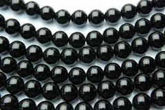 ブラックトルマリン 8mm １連（約38cm） パワーストーン 天然石 _R522