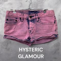 HYSTERIC GLAMOUR ヒステリックグラマー　Ｓサイズ　ケミカルウォッシュ ピンク　デニムショートパンツ　ホットパンツ　ミニ　海　Y2K ショーパン　HYSTERIC JEANS