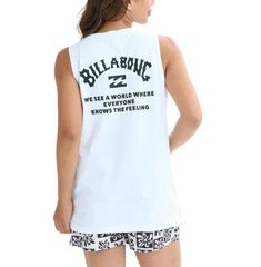 2025春夏 新品【BILLABONG/ビラボン】【水陸両用】MORFY RASH TANK TOP サーフタンクトップ WHT レディース BF01C867