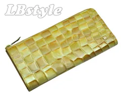 COMME CA 長財布　コムサ　クロコ型押し牛革　長財布　小銭入れ付き　ファスナー長財布　正規品・本物のサムネイル