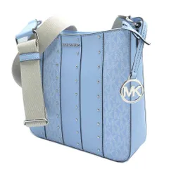 【新品】マイケルコース 35T5STVC1B バッグ ショルダーバッグ MICHAEL KORS JET SET TRAVEL MKシグネチャー メタルロゴ スタッズ スモール NS クロスボディ 斜め掛け アウトレット レディース