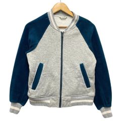 BEAMS HEART ビームスハート レディース 袖切り替えし ジップ スウェット ブルゾン ジャケット グレー 正規品 / B4532