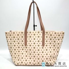 ジミーチュウ JIMMY CHOO ソフィア バッグ キャンバス ピンクベージュ