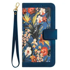 【新着商品】付き OYIME ストラップ かわいい デザイン 花柄 きれい レトロ 優雅 おしゃれ カバー 手帳型 横開き ケース マグネット 8 カード収納 耐衝撃 / 滑り防止 / スマホケース 7 ハンドメイド iphone アィフォン iphone 7のサムネイル