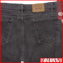 Levi's リーバイス505 W38 ブラックデニム USA製 ジーンズ アメリカ製 ジーパン デニム 古着 メンズ 38×32 黒 90s ヴィンテージ ストレートタイプウエスト93cm以上一覧←SEULB屋着古← JJ1459