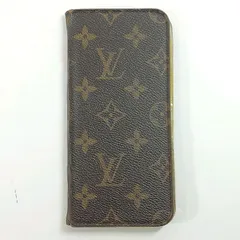 【中古】【送料無料】LOUIS VUITTON M63405 iphone7+&8+ ジョーヌ スマホカバー イニシャル「S.I」※メール便でお送りします【代引き不可】