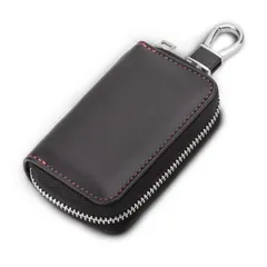 【迅速発送】Migeec キーケース スマートキーケース 車キーケース メンズ レディース キーホルダー カードキーケース カラナビ付き コンパクト スリム プレゼントに 六連 4連可 多機能 男女兼用 (六連 ブラック)