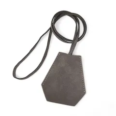 ☆ GRAY ☆ キークロシェット キークロシェット キーケース クロシェット 首掛け 鍵入れ 鍵ケース キーアクセサリー 鍵 カギ 男女兼用 キーホルダー キーリング おしゃれ かわいい シンプル 便利 持ち運び 合皮 出し入れ可能 ネックレス