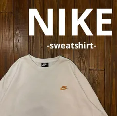 【NIKE ナイキ】　スウェット　ワンポイント　刺繍ロゴ　XL